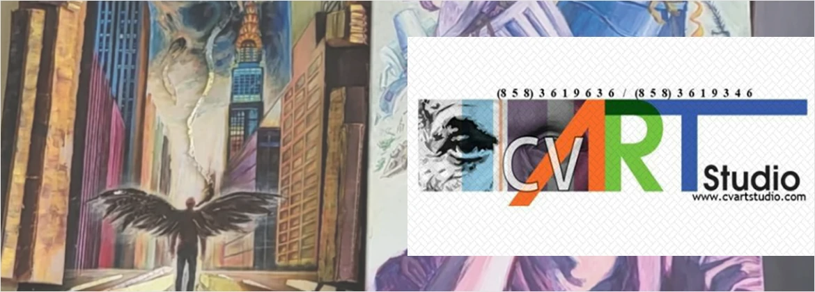 (858)3619636 / (858)3619346, cv, art, studio, www.cvartstudio.com
